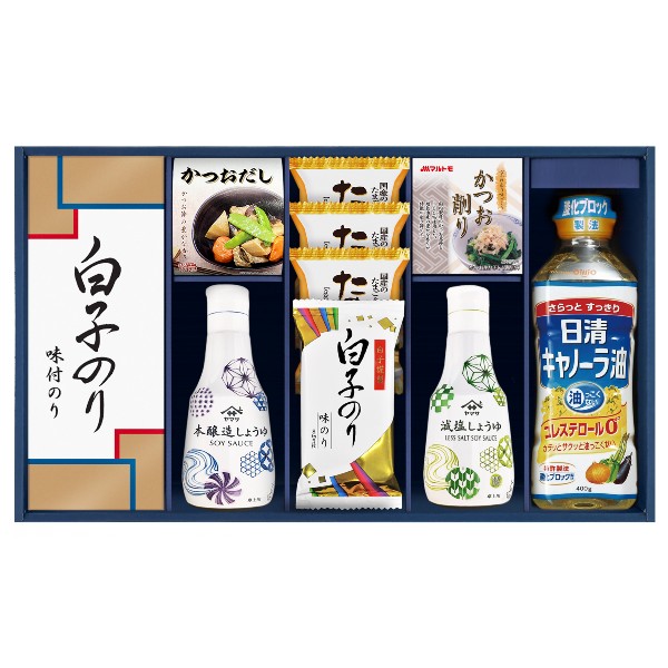 【送料無料】日本の食卓 ヤマサ 鮮度しょうゆ&白子のり詰合せ【内祝い お返し 出産】【夏ギフト 結婚内祝い 入学内祝い 新築内祝い 初節句内祝 お返し 返礼】【御歳暮 お歳暮】