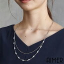 【SALE】【50%OFF】 【ネックレス・イヤリング・ブレスレットお揃い】クリアモチーフネックレス【結婚式 フォーマル パーティー ネックレス ロングネックレ...