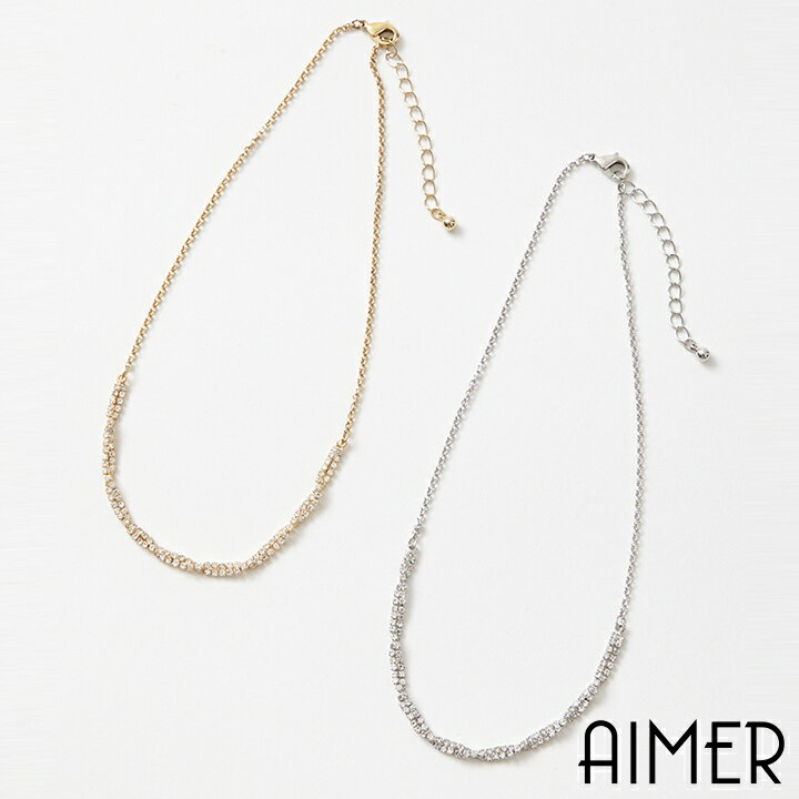 ビジュークロスネックレス【結婚式 パーティーアクセサリー フォーマル アクセサリー ロングネックレス..