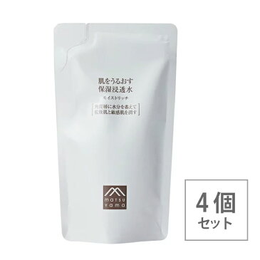 【4個セット】松山油脂 Mマーク 肌をうるおす保湿浸透水 モイストリッチ 詰替用 110ml | 化粧水 保湿 浸透水 セット まとめ買い 肌をうるおす ローション 保湿化粧水 保湿ローション 敏感肌 乾燥肌 無着色 無香料