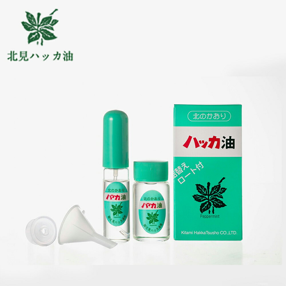 アロマオイルのギフト 【最大3,000円OFFクーポン】北見ハッカ ハッカ油セット 10ml+20ml【スプレー+詰め替え用ボトル+ミニ漏斗】 | ハッカオイル ハッカスプレー アウトドア 涼感 クール ハッカ はっか はっか油 アロマオイル アロマスプレー 夏