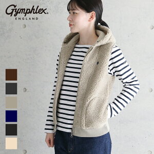 【SALE 30％OFF】Gymphlex ジムフレックス ボア ダブルジップ フードベスト #J-0855PL ボアベスト ファスナー ジッパー レディース2023AW【ラッピング不可】