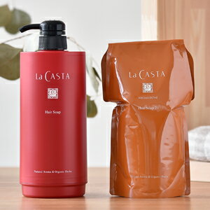 【楽天市場】ラカスタ アロマエステ ヘアソープ 600ml【リフィル】+カートリッジ式容器セット[シャンプー オーガニック ラ・カスタ