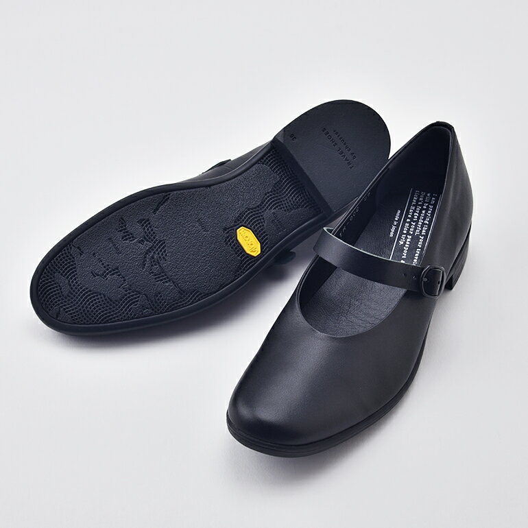 TRAVELSHOESbychausserトラベルシューズバイショセレザーワンストラップシューズTR-002