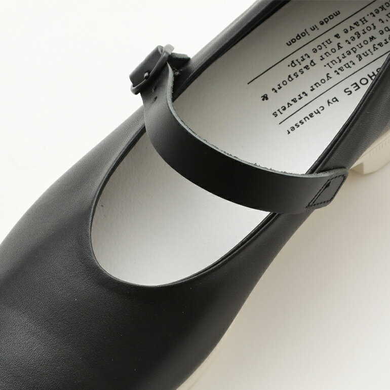 TRAVELSHOESbychausserトラベルシューズバイショセレザーワンストラップシューズTR-002