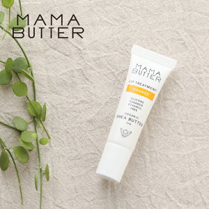 【最大15%OFFクーポン】ママバター（MAMA BUTTER） リップトリートメント オレンジ 8g ／ オーガニックシアバター15% オレンジ 精油 天然 ナチュラル 保湿 乾燥 潤い 艶 オリーブ油 グロス 唇 リップケア 下地 ギフト プレゼント