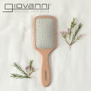 センスのいいヘアブラシ 【5/10限定！抽選で最大100%ポイントバック】ジョヴァンニ (giovanni) Eco Chic パドルブラシ │ 頭皮マッサージ 大判 ツヤ出し ツヤ 頭皮 絡まない マッサージピン クッション マッサージブラシ ヘアセット 頭皮ケア くし ヘアブラシ ジョバンニ リフレッシュ