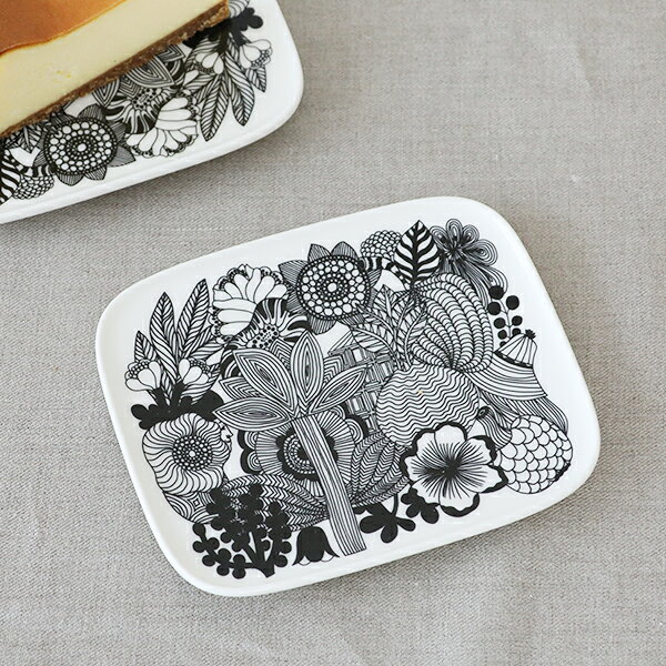 【正規品】marimekko マリメッコ PLATE 15×12cm 角型プレート／Siirtolapuutarha ...