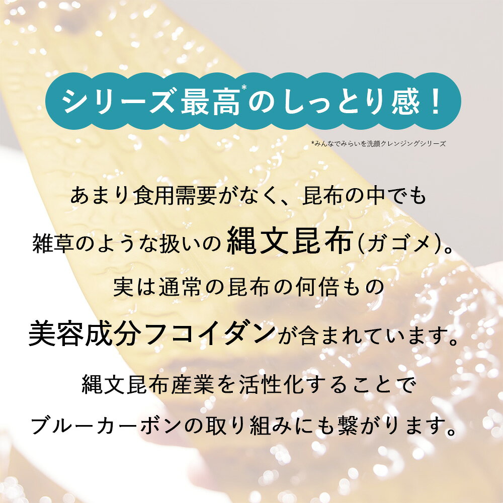 【9/15限定！抽選で最大100%ptバック】 みんなでみらいを 洗顔クレンジングパウダーS 詰替えパック 70g 詰め替え 米ぬか ガゴメ 縄文昆布 コメヌカ フコダイン minnade miraio スクラブ 毛穴 酵素洗顔 オーガニック W洗顔不要 エコ サスティナブル aimere-10024148 サンテラボ サンプル画像2