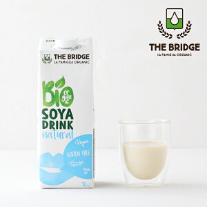ブリッジ（THE BRIDGE） ソイドリンク 1L | 植物性ミルク ソイミルク 大豆 有機大豆 低カロリー 低脂肪 乳製品不使用 コレストロールフリー 有機JAS オーガニック ヘルシー 1000ml