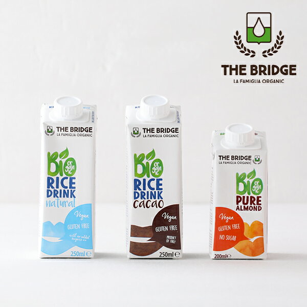 ブリッジ（THE BRIDGE） オーツドリンク グルテンフリー1L 植物性ミルク オーツミルク 低カロリー 低脂肪 乳製品不使用 コレストロールフリー 有機JAS オーガニック グルテンフリー 1000ml