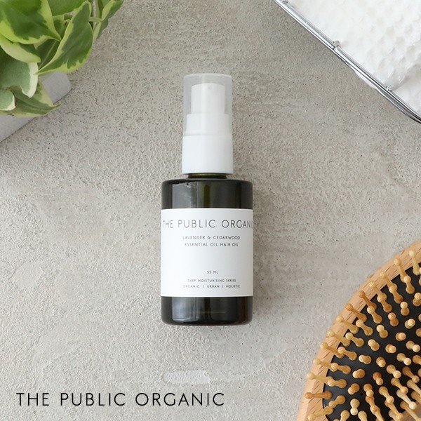 THE PUBLIC ORGANIC（ザ・パブリックオーガニック）精油ヘアオイル スーパーリラックス カーミング 55ml ヘアオイル 保湿 スタイリング