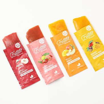 フルッテート アイスキャンディ 200g(40g×5包) 4種 / Frutteto アップル&ラスベリー グァバ&ストロベリー ピーチ&マンゴー マンゴー&パッションフルーツ