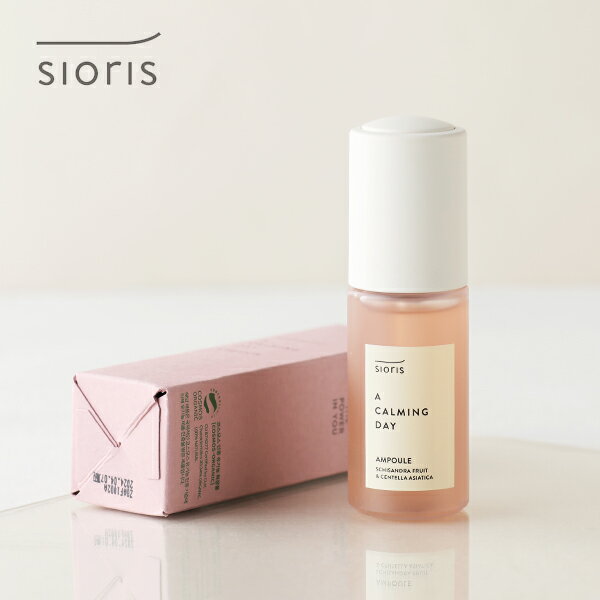【5/10限定！抽選で最大100%ポイントバック】sioris（シオリス） ア カーミングデイ アンプル 35ml | 美容液 スージング美容液 セラム うるおい 敏感肌 インナードライ シカ アロエベラ 乾燥 韓国 ヴィーガン ビーガン スキンケア オーガニックのサムネイル