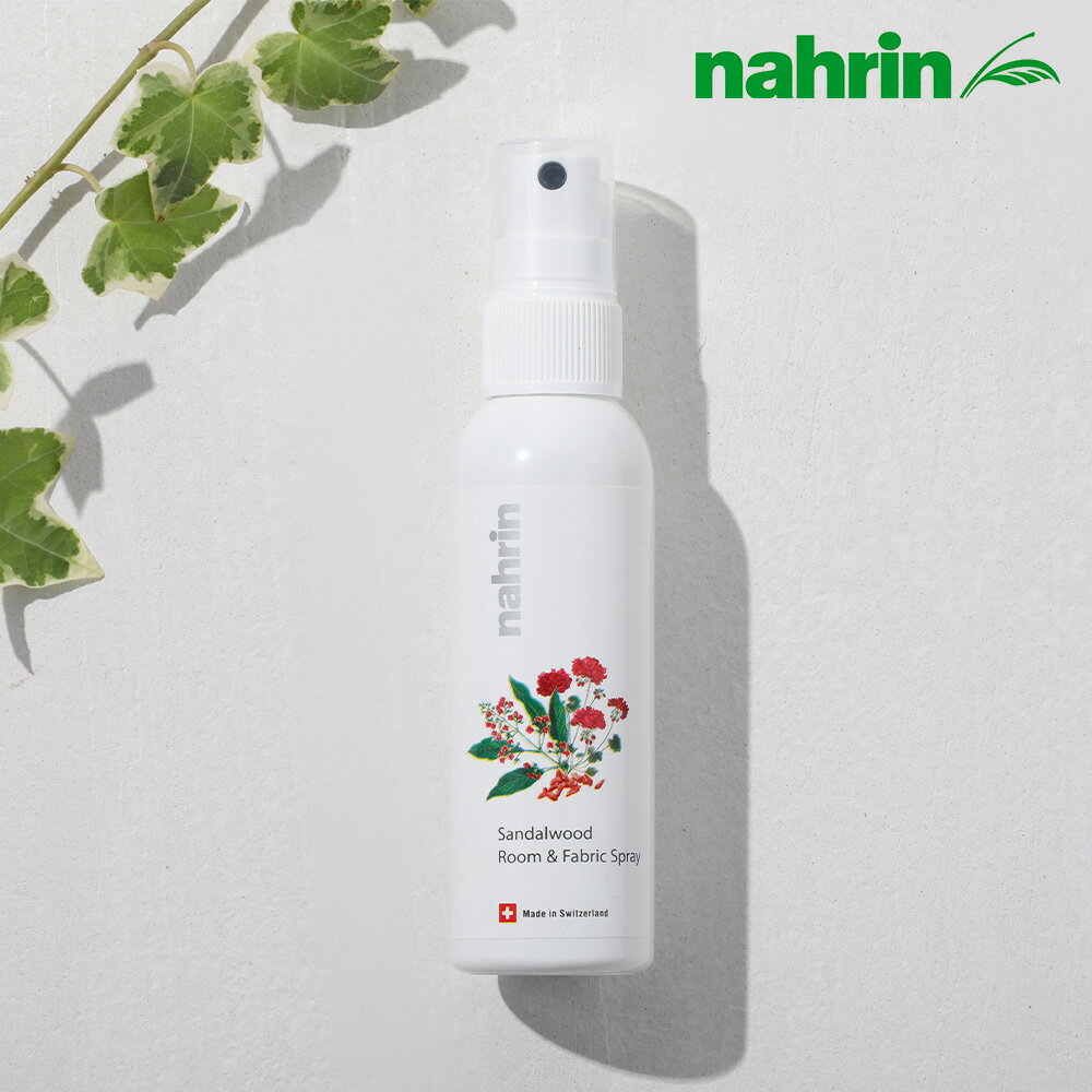 【最大3 000円OFFクーポン】nahrin ナリン サンダルウッド ルーム＆ファブリックスプレー 75ml | ルームスプレー ファブリックスプレー サンダルウッド ローズマリー ゼラニウム 空間 車内 芳…