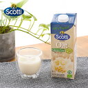 【最大15%OFFクーポン】スコッティ 有機グルテンフリー オーツ麦ミルク 1L | 植物性ミルク オーツミルク オーツ麦 低カロリー 低脂肪 乳製品不使用 砂糖不使用 無添加 グルテンフリー オーガニック ヘルシー 第3のミルク 植物性