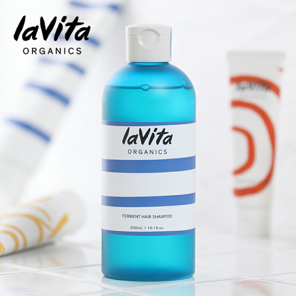 lavita ORGANICS（ラビタオーガニクス） ラビタファーメント シャンプー 300ml | ヘアケア 保湿 エコサート 高保湿 オーガニック 敏感肌 アミノ酸系 低刺激処方 エコサート