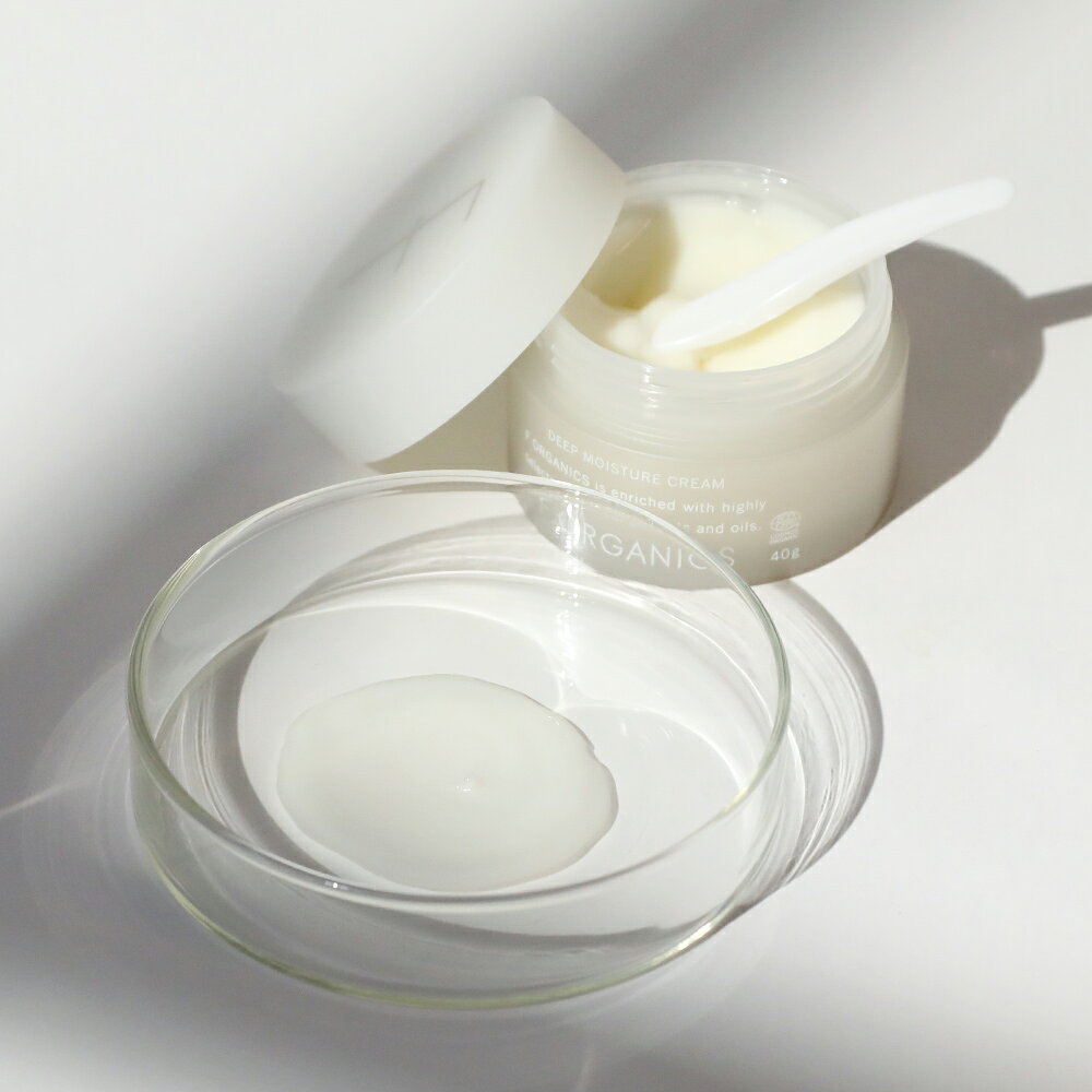 【8/25限定！最大100%pt還元】エッフェオーガニック F ORGANICS ディープモイスチャー クリーム 40g | 保湿クリーム フェイスクリーム 保湿 乾燥肌 敏感肌 化粧品 女性 メンズ aimere-10023718 サンテラボ サンプル画像2