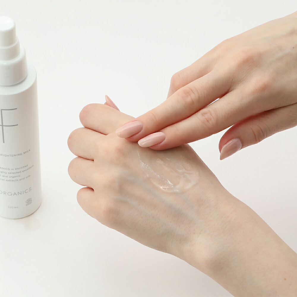 【9/15限定！抽選で最大100%ptバック】 エッフェオーガニック F ORGANICS モアブライトニング ミルク 120ml | 敏感 乾燥 女性 男性 潤い くすみ 毛穴 キメ 日本 aimere-10024069 サンテラボ サンプル画像3