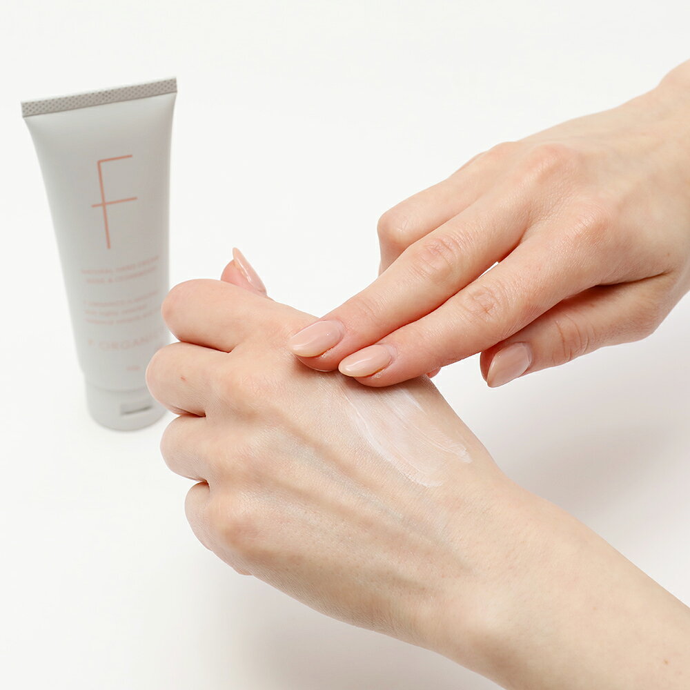 【9/15限定！抽選で最大100%ptバック】 エッフェオーガニック F ORGANICS エッフェオーガニック ナチュラルハンドクリーム N 50g ローズ＆シダーウッド レモングラス＆ジュニパー ユニセックス メンズ レディース ギフト プレゼント aimere-10024096 サンテラボ サンプル画像2