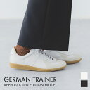 【7/20限定!抽選で最大100%ポイントバック】GERMAN TRAINER(ジャーマントレーナー)REPRODUCTED EDITION MODEL 42500 スニーカー ローカット レトロ レザー 靴 シューズ リプロダクト トレーニングシューズ ミニタリー ドイツ軍 レディース