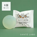 【10/25限定!抽選で最大100%ポイントバック】ミョウバン柿渋石鹸 ナチュラルクリアソープ 80g 6個セット / ミョウバン石鹸 柿渋 ニオイ対策 枠練り カキタンニン ペパーミント チャ葉エキス ワキ 足 エタノール不使用 | 石鹸 石けん せっけん