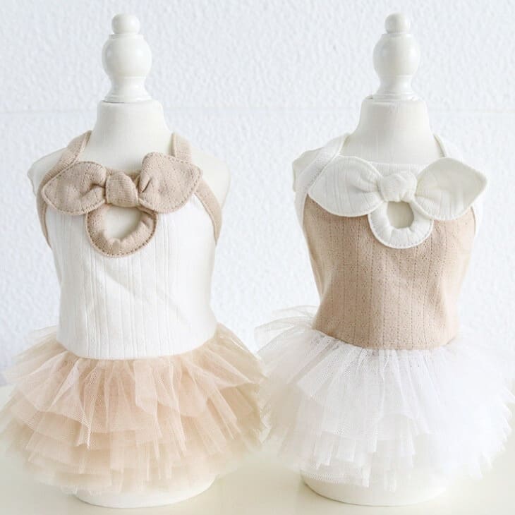 NEW! 超可愛い! かわいい 犬 服 猫 春 チュールレース 新作 小型犬用 女の子 キャミソール レース インスタ お出かけ かわいい ドッグウェア ペットウェア お散歩 ワンピース ペット用スカート おしゃれ サマー メール便OK 【a432】