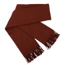 【中古・VINTAGE】 HERMES エルメス カシミアストール ブラウン ヴィンテージ Cashmere Stole