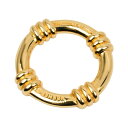 【中古・VINTAGE】 HERMES エルメス ブーエ スカーフリング ゴールド ヴィンテージ Buoy Scarf Ring Accessory