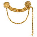 【お得なP5倍〜7/31(木)まで】【中古・VINTAGE】CHANEL シャネル ココマーク 3連チェーン ベルト ゴールド ヴィンテージ Coco Mark...
