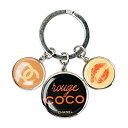 【中古・VINTAGE】 CHANEL シャネル キーホルダー ココマーク ブラック イエロー ヴィンテージ Coco Mark Keychain ACCESSORY