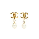 【超目玉SALE★全品10%OFF!8/24(日)〜9/11(木)まで】【中古・VINTAGE】 CHANEL シャネル ココマーク ピアス ゴールド ヴィンテ...