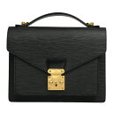 【8/4(月)20時~8/10(日)までP5倍】【中古・VINTAGE】 LOUIS VUITTON ルイヴィトン エピ モンソー ハンドバッグ M52122 ブラック ゴールド レザー ヴィンテージ Epi Monceau Handbag M52122