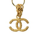 【超目玉SALE★P5倍&全品10%OFF~9/11(木)】【中古・VINTAGE】 CHANEL シャネル キーホルダー ゴールド ヴィンテージ Keychain OTHER ACCESSORY