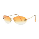 【8/4(月)20時~8/10(日)までP5倍】【中古・VINTAGE】Chanel シャネル サングラス オレンジ ヴィンテージ Sunglasses