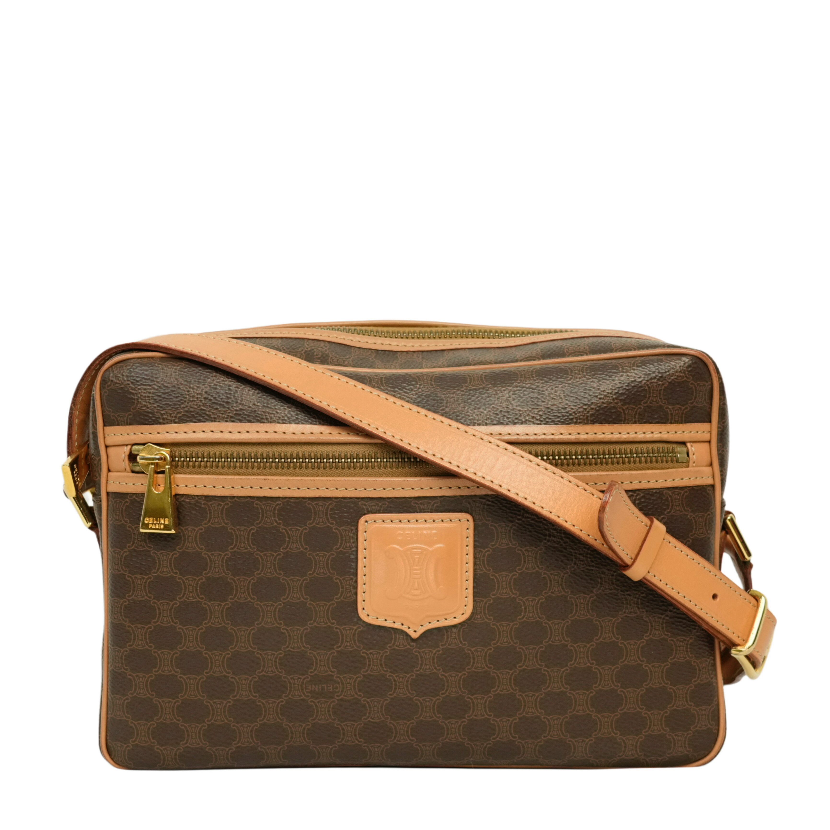 CELINE セリーヌ 黒マカダム トリオンフ チェーン ショルダーバッグ 茶色 楽天市場】セリーヌ ショルダーバッグ チェーン トリオンフ ミニバッグ