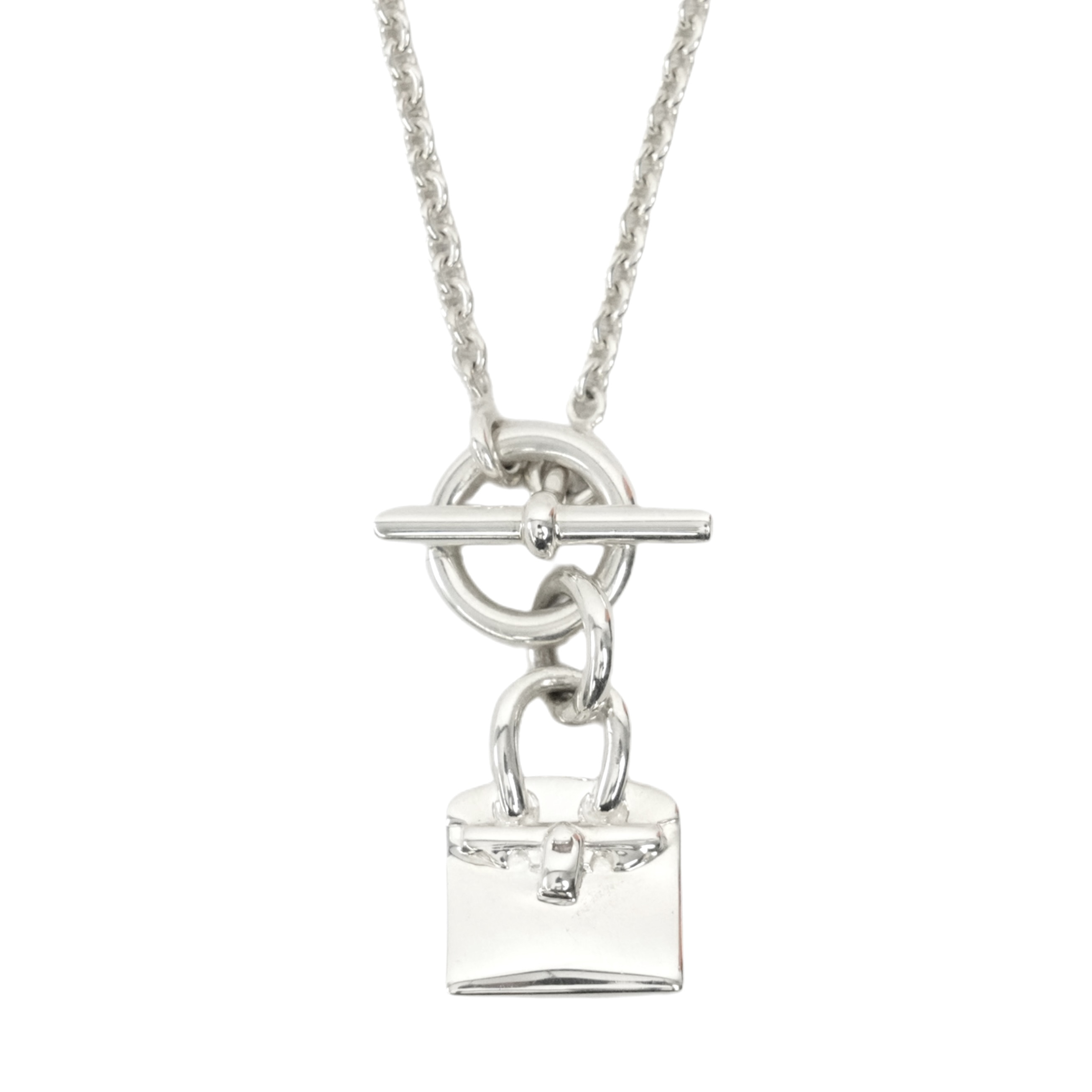  HERMES エルメス SV925 アミュレット バーキン ネックレス シルバーAg925(シルバー) ヴィンテージ SV925 Amulette Birkin Necklace