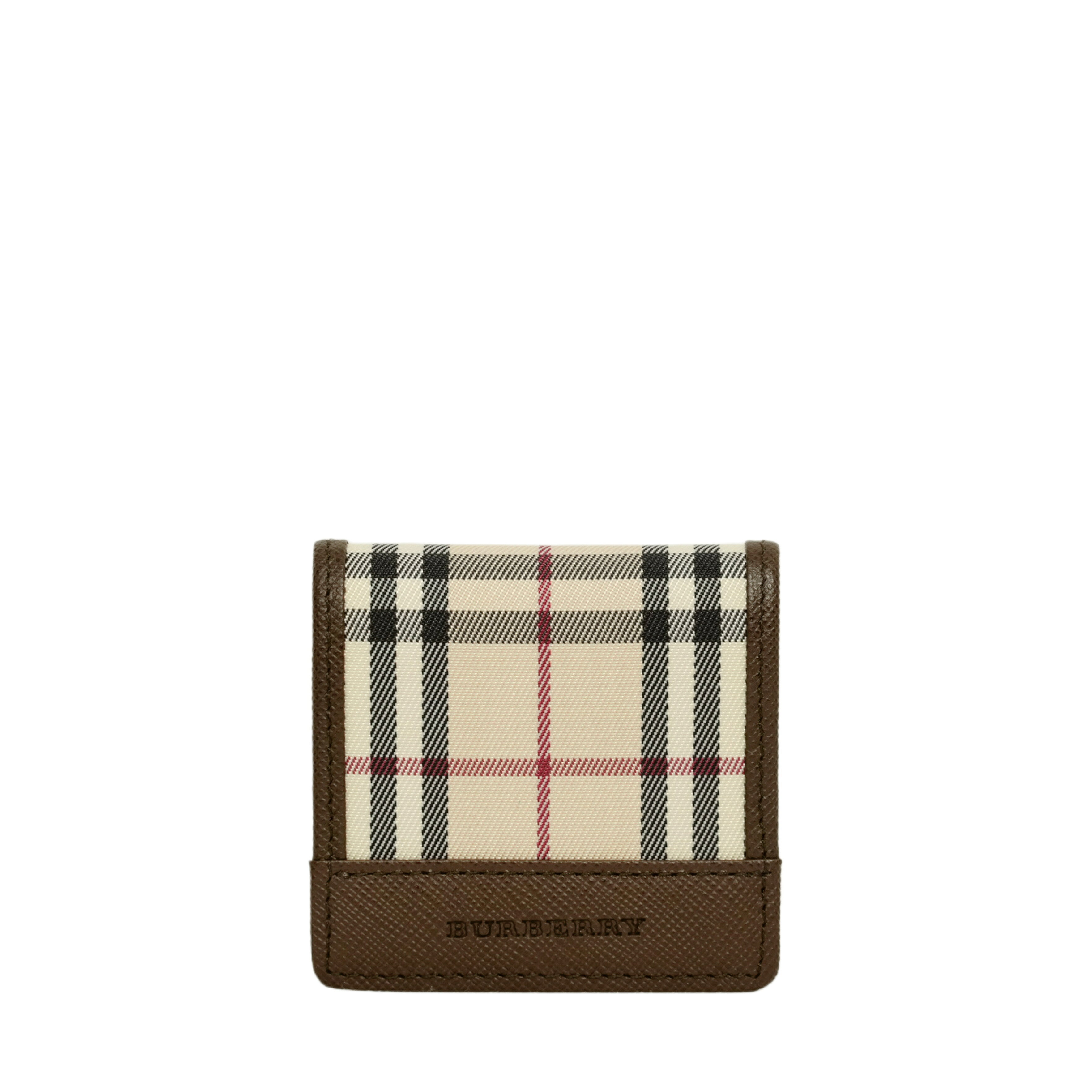 【中古・VINTAGE】 BURBERRY バーバリー ノヴァチェック コインケース ベージュ ブラウンキャンバス ヴィンテージ Nova Check Coin Case