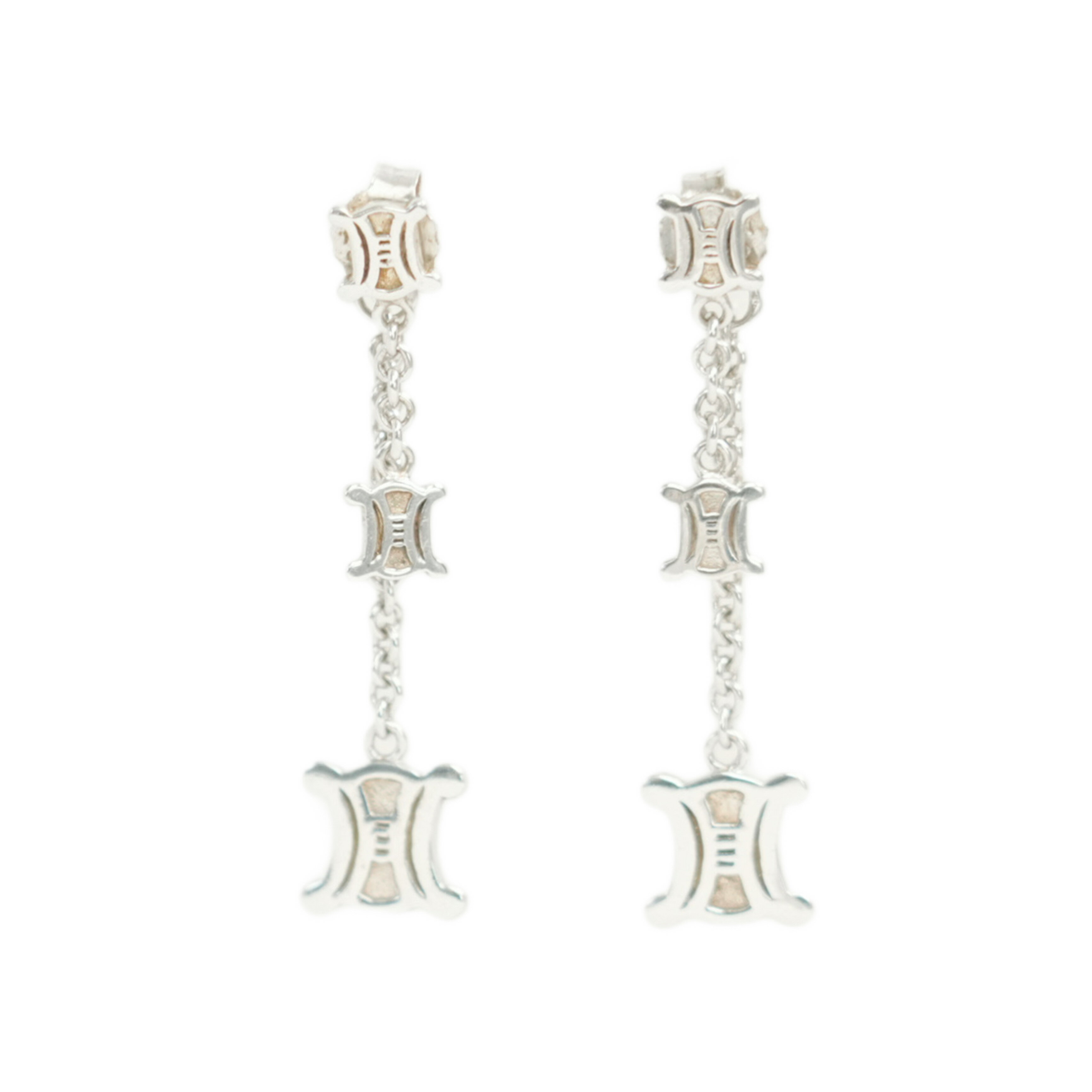 セリーヌCELINEシルバー ストレートバー 片耳用ピアス CELINE（セリーヌ） Triomphe Mobile Earrings トリオンフ モバイル