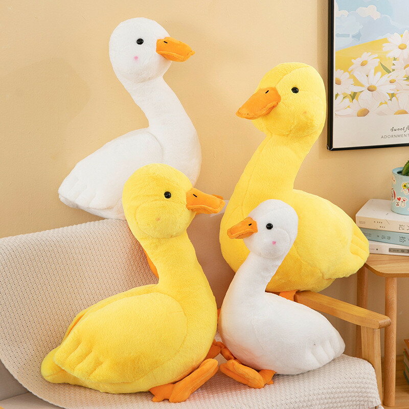 ぬいぐるみ アヒル duck 抱き枕 子供 おもちゃ 可愛い ソファクッション 動物 インテリア お祝い お誕生日 彼女に ギフト 心地いい 癒しグッズ ふわふわ 面白い 彼女に ふわふわで癒される ハロウィン クリスマス プレゼント