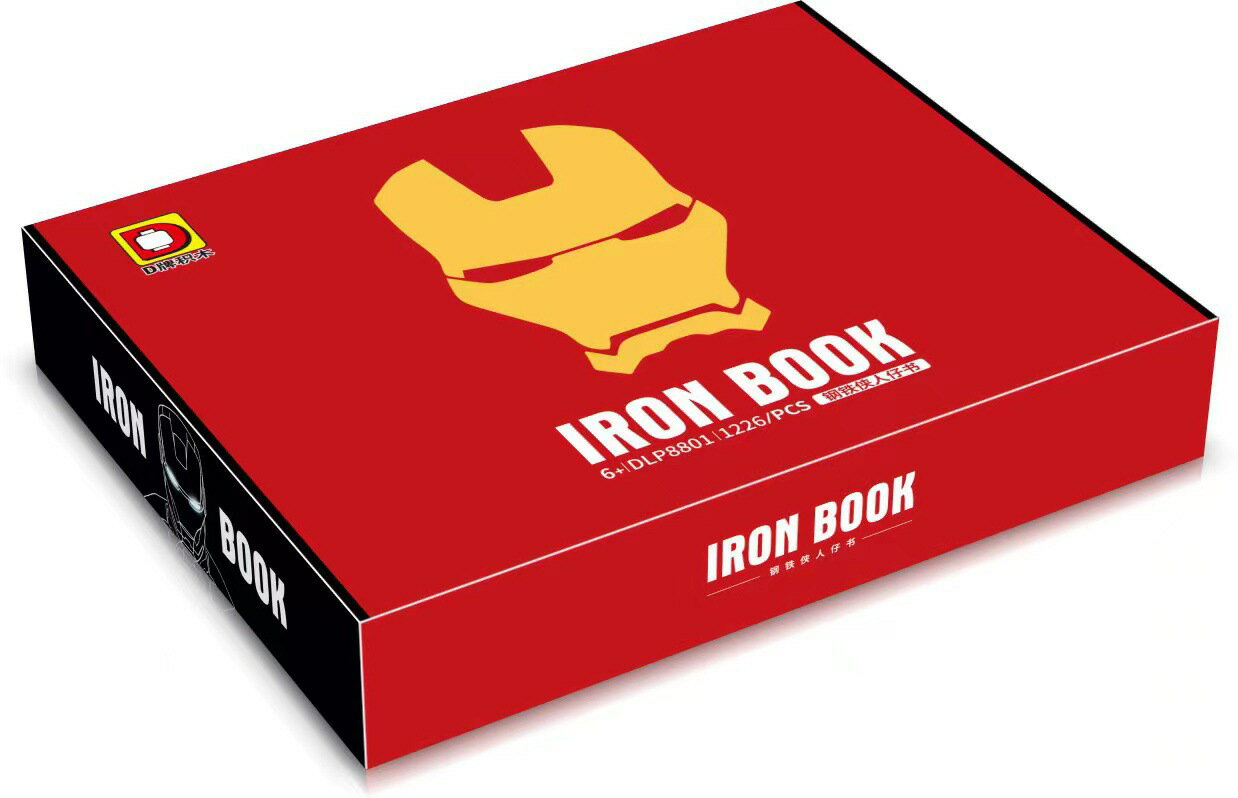 【IRON MAN BOOK LEGO】レゴ 互換 ミニフィグ アベンジャーズ アイアンマンブック アイアンマン 2009PCS LEGO ミニフィギュア ブロック おもちゃ キッズ 子ども 送料無料 知育玩具 組み立て 誕プレ