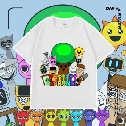 Rakuten - Sprunki incredibox スプランキ 半袖Tシャツ 子供 クリスマスプレゼント 安い スプランキ（0310001N4）