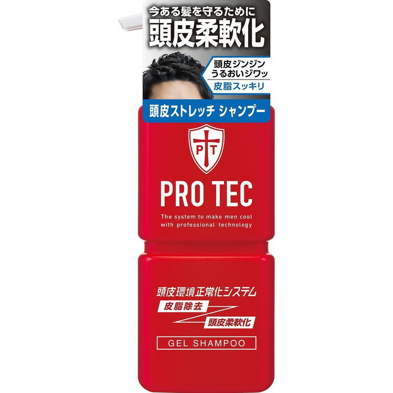 PRO TEC (プロテク) 頭皮ストレッチ シャンプー ポンプ 300g 医薬部外品