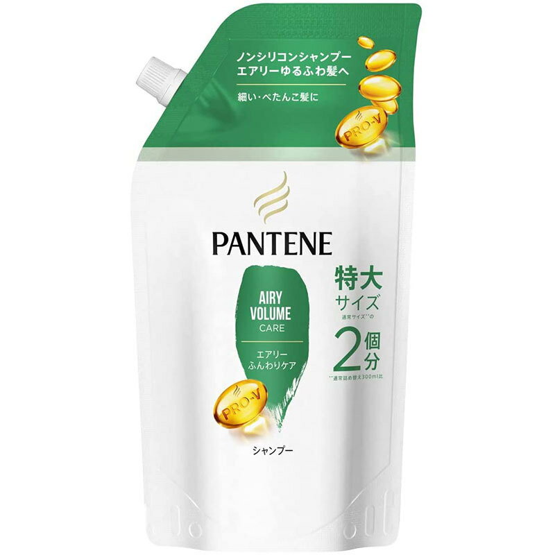 P&G パンテーン エアリーふんわりケア シャンプー 詰替え 特大 600ml