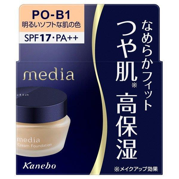 メディア ファンデーション カネボウ media メディア クリームファンデーションN PO-B1 25g SPF17・PA++