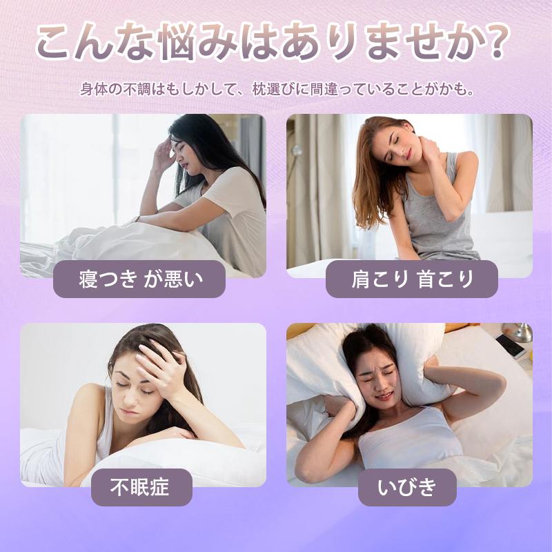 枕 マクラ 首こり 首枕 ピロー 低反発枕 安眠枕 頭痛 いびき改善 ストレートネック...