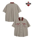 夏祭 【クリアランス価格★】 シャツ メンズ 半袖 トップス おしゃれ 半袖シャツ 刺繍 オーバーサイズ ビッグシャツ 韓国ライク ユニセックス メンズ レディ...