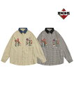 シャツ メンズ 長袖 秋 春 冬 秋冬 おしゃれ チェック レトロ 刺繍 長袖シャツ オーバーサイズ 韓国ライク ユニセックス レディース 総柄 ボタン 柄シャ...
