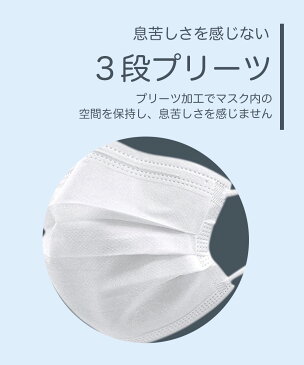 【50枚入り】 マスク 50枚 小さめ 子供用 箱 使い捨てマスク 小さめサイズ 女性 子供 14cm×9cm 三層構造 不織布マスク ホワイト スモールサイズ 三段プリーツ 花粉 対策 大人用 夏用 マスク 国内発送 使い捨て softfit mask