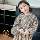 GWセール キッズ 長袖 tシャツ シャツ 前開き 羽織り 綿100% 男の子 女の子 綿 コットン チェック 韓国 ライク かわいい おしゃれ ベビー 子供服...